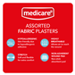 MEDICARE FABRIC ASSORTED PLASTERS 30'S (DISPLAY OF 10)